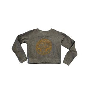 Lacoste LIVE Womens Gray University of Lacoste Paris Crest‎ Sweatshirt Size S
